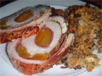 Apricot Stuffed, Pork Loin Roast Recipe