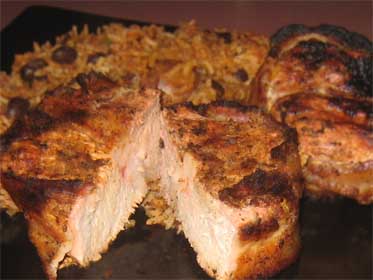 Click here to go to my Bacon Wrapped, Pork Loin Chops  Recipe