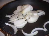 Cooking the Onions Picture