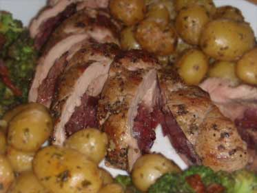Cherry Stuffed, Pork Tenderloin Picture