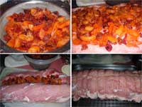 Stuffing a Pork Loin with Fruit Picture