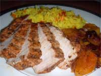 Click here to go to my recipe for Jerked, Pork Loin Chops