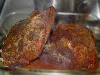 Oven Baked, BBQ Ribs Cooked Ribs, without Sauce Picture