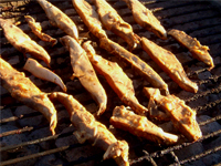 Grilling Portabellos, Picture