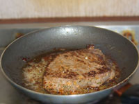 Frying Meat Picture