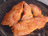 Blackened Red Snapper on Grill Picture