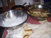 Setup for Drying the Fries Picture
