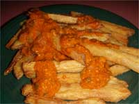 Fries with Wing Sauce Picture
