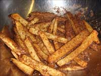 Seasoning the Fries Picture
