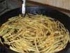 Shoe String Potatoes, Amost Finished Frying Picture