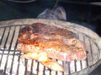Pork Steaks on Grill Picture