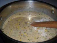 Corn Chowder, Cooing the Soup Picture