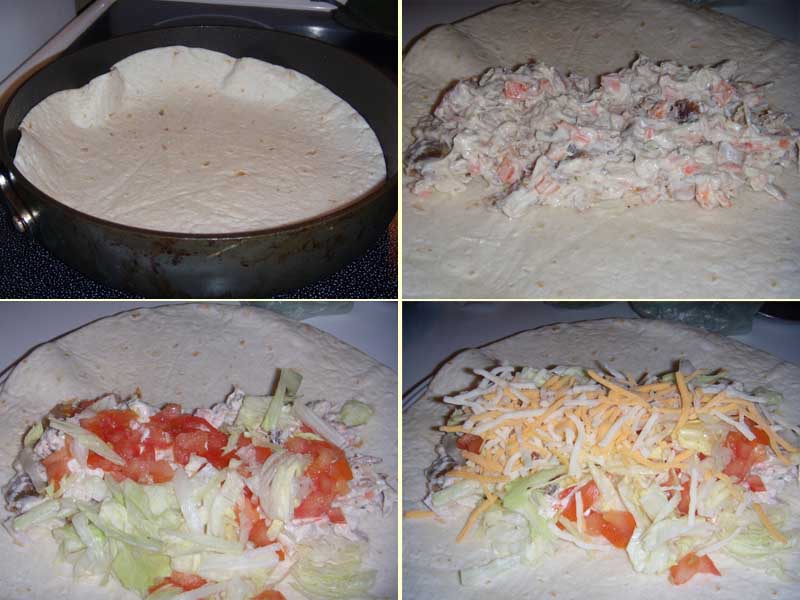 Filling a Wrap, Picture