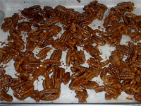 Cooking the Spicy Pecans Picture