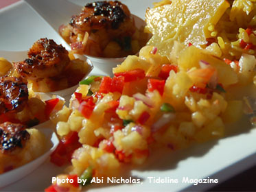 Jerked, Pineapple Salsa, Picture