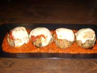 Turkey Meatballs Florentine Plated Picture