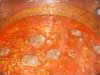 Italian Style, Venison Meatballs, Poaching in Sauce Picture