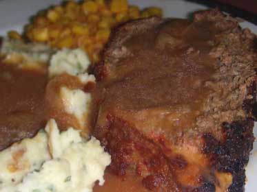 Mega Meatloaf, Plated Picture
