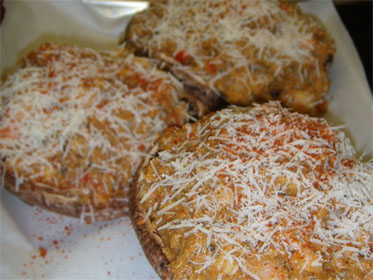 Shrimp Casino, Stuffed Portobellos Picture